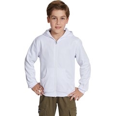 Kids  Zipper Hoodie Without Drawstring