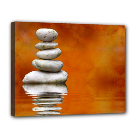 Balance Canvas 14  X 11  (framed) by Siebenhuehner