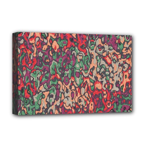 Color Mix Deluxe Canvas 18  X 12  (stretched) by LalyLauraFLM