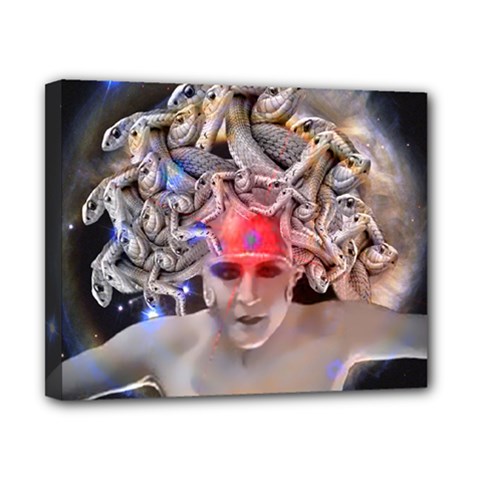 Medusa Canvas 10  X 8  (framed) by icarusismartdesigns