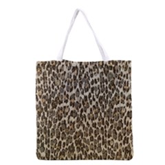 Chocolate Leopard  All Over Print Grocery Tote Bag by OCDesignss