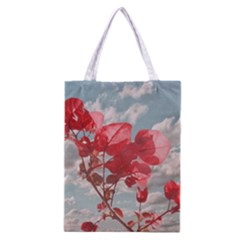 Flowers In The Sky All Over Print Classic Tote Bag by dflcprints