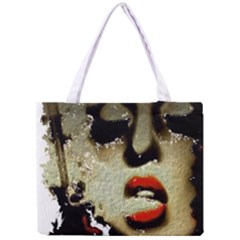 Woman With Attitude Grunge  All Over Print Tiny Tote Bag by OCDesignss