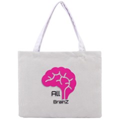 All Brains Leather  All Over Print Tiny Tote Bag by OCDesignss