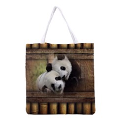 Panda Love Grocery Tote Bag by TheWowFactor