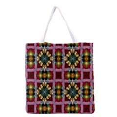 Cute Pretty Elegant Pattern Grocery Tote Bag by GardenOfOphir