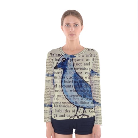 Bird Women s Long Sleeve T-shirt by boho