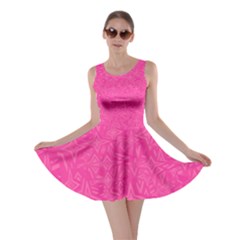 Abstract Stars In Hot Pink Skater Dress by StuffOrSomething