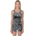 Silver Zebra  Women s Boyleg One Piece Swimsuit View1