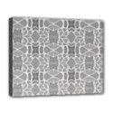 Grey White Tiles Geometry Stone Mosaic Pattern Deluxe Canvas 20  x 16  (Framed) View1