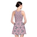 Pink flowers pattern Reversible Skater Dress View2