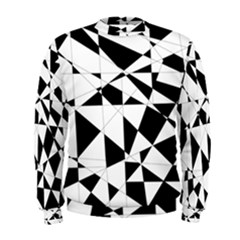 Shattered Life In Black & White Men s Sweatshirt by StuffOrSomething