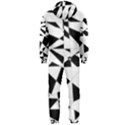 Shattered Life In Black & White Hooded Jumpsuit (Men) View2