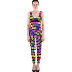 Colorful Whirlpool Onepiece Catsuit by LalyLauraFLM