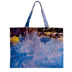 Splash 4 Zipper Tiny Tote Bags by icarusismartdesigns