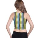 Colorful Leaf Pattern Racer Back Crop Tops View2