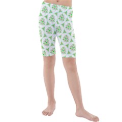 Sweet Doodle Pattern Green Kid s Swimwear by ImpressiveMoments