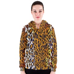 Animal Print Abstract  Women s Zipper Hoodies by OCDesignss