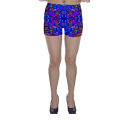 Abstract 4 Skinny Shorts by icarusismartdesigns