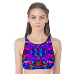 Abstract 4 Tank Bikini Top by icarusismartdesigns