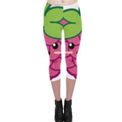 Raspberry Capri Leggings by KawaiiKawaii