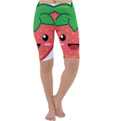 Kawaii Strawberry Cropped Leggings by KawaiiKawaii