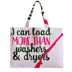 I Can Load More Than Washers And Dryers Zipper Tiny Tote Bags by CraftyLittleNodes