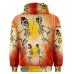 Dancing For Christmas, Funny Skeletons Men s Pullover Hoodies by FantasyWorld7