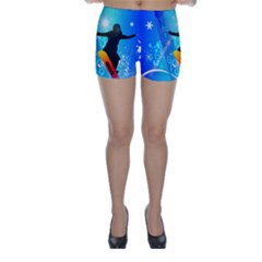 Snowboarding Skinny Shorts by FantasyWorld7