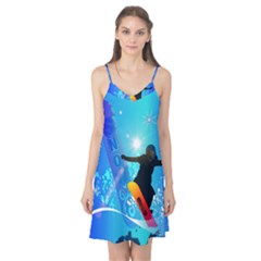 Snowboarding Camis Nightgown by FantasyWorld7