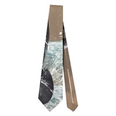 Beautiful Horse With Water Splash Neckties (two Side)  by FantasyWorld7