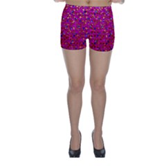 Polka Dot Sparkley Jewels 1 Skinny Shorts by MedusArt