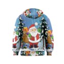 Funny Santa Claus In The Forrest Kid s Pullover Hoodies View2