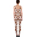 Brown Pretzel Illustrations Pattern OnePiece Catsuits View2