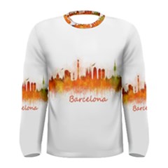 Barcelona City Art Men s Long Sleeve T-shirts by hqphoto