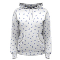 Officially Sexy Os Collection Blue & White Women s Pullover Hoodie by OfficiallySexy