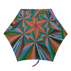 Abstract Rainbow Mini Folding Umbrellas by OZMedia