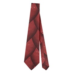 Red Reptile Skin Neckties (two Side)  by trendistuff