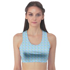 Birds Pattern Sports Bra by LovelyDesigns4U