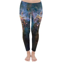 Mystic Mountain Winter Leggings  by trendistuff