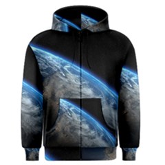 Earth Orbit Men s Zipper Hoodies by trendistuff