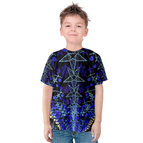 Christmas Stars Kid s Cotton Tee by trendistuff