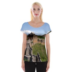 Great Wall Of China 3 Women s Cap Sleeve Top by trendistuff