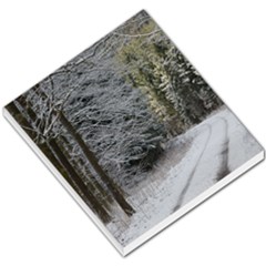 Snow On Road Small Memo Pads by trendistuff