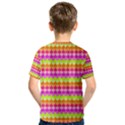 Scallop Pattern Repeat In ‘la’ Bright Colors Kid s Sport Mesh Tees View2