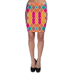 Symmetric Rhombus Design Bodycon Skirt by LalyLauraFLM