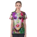 Flowers In Your Hair Women s Cotton Tee View1