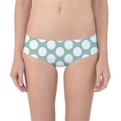 Jade Green Polkadot Classic Bikini Bottoms by Zandiepants