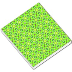 Vibrant Abstract Tropical Lime Foliage Lattice Small Memo Pads by DianeClancy