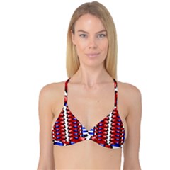 The Patriotic Flag Reversible Tri Bikini Top by SugaPlumsEmporium